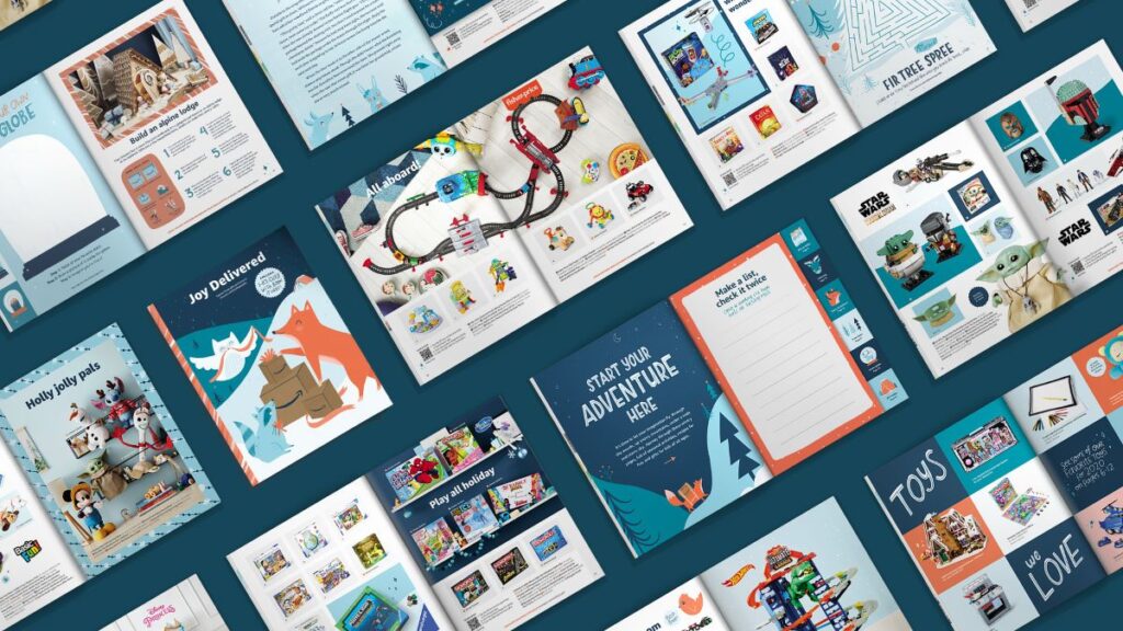 Amazon holiday toy catalog cover