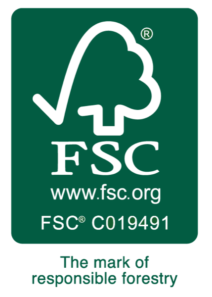 FSC Forest Stewardship Council certified